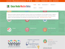 Tablet Screenshot of croceverdemestre.it